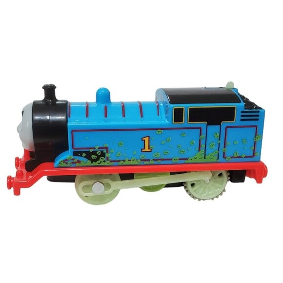 Thomas The Train Glow in Dark Speed Sparks Tank Engine Motorized Blue Red Toy - Picture 2 of 13